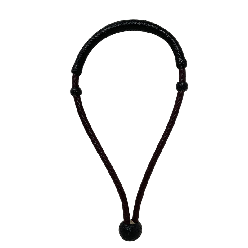 8 Plait Latigo w/Black Leather Bosalita