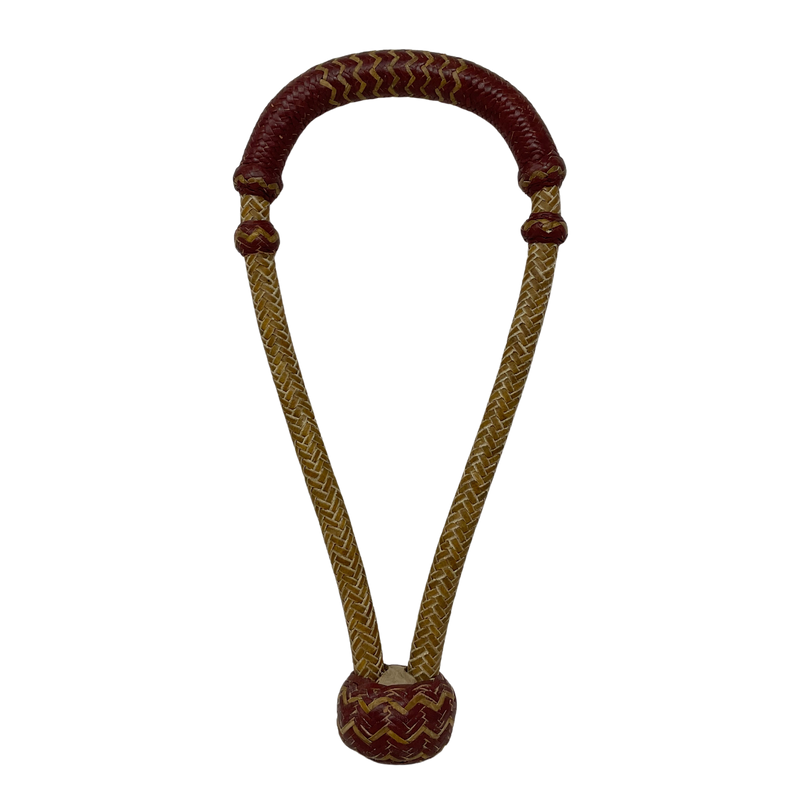 16 Plait Rawhide w/Accented Latigo Bosal