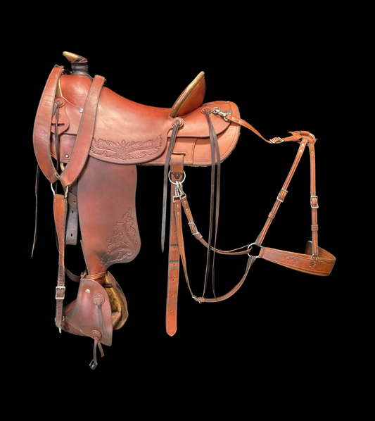 Consignment - Greg Gentle 16 1/2" Mule Saddle