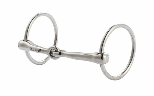 203QC -Stainless Loose Ring Snaffle Bit