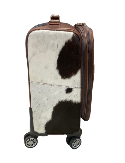 Wheeled Luggage w/Cowhide