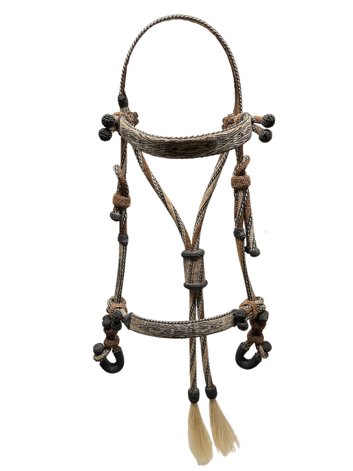Hitched Horsehair Headstall w/Nose Band