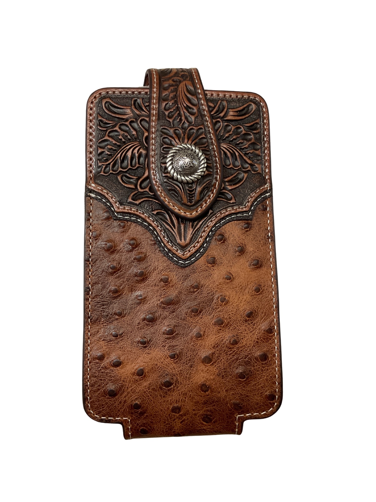 Floral w/Ostrich Cell Phone Case