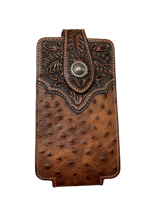 Floral w/Ostrich Cell Phone Case
