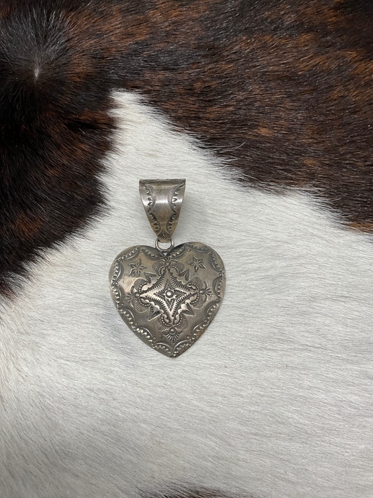 Sterling Silver Heart Pendant 1