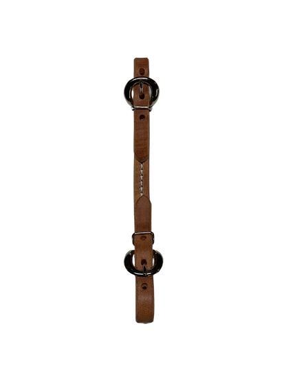 Leather Double Buckle Curb