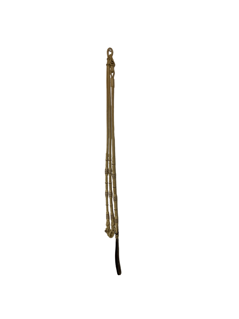 24 Plait California w/accents Romal Reins
