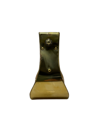 Wood Bell Stirrup w/Brass