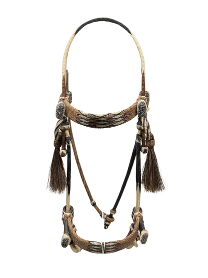 Hitched Horsehair Headstall w/Nose Band 1
