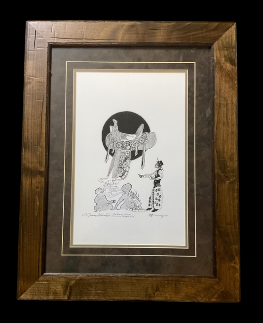 James Shoshone "Buckaroo Wishes" Signed Print