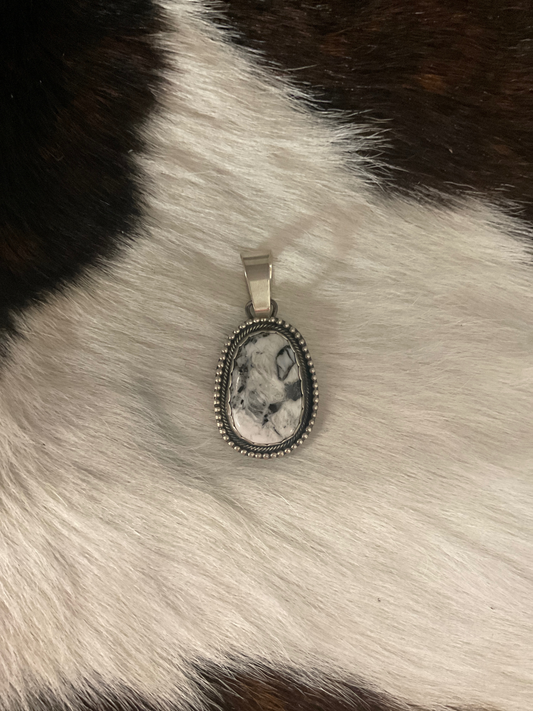 White Buffalo Pendant