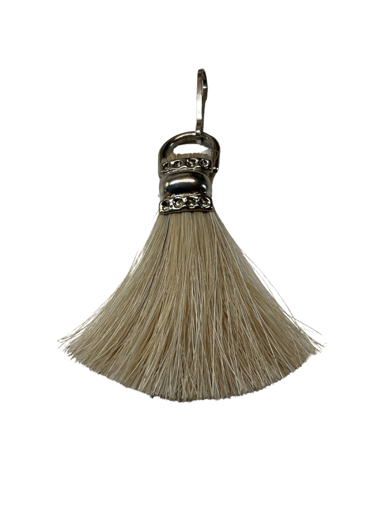 Horsehair Fan Zipper Pull