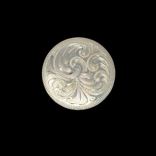 Oakdale Concho- Silver Plate