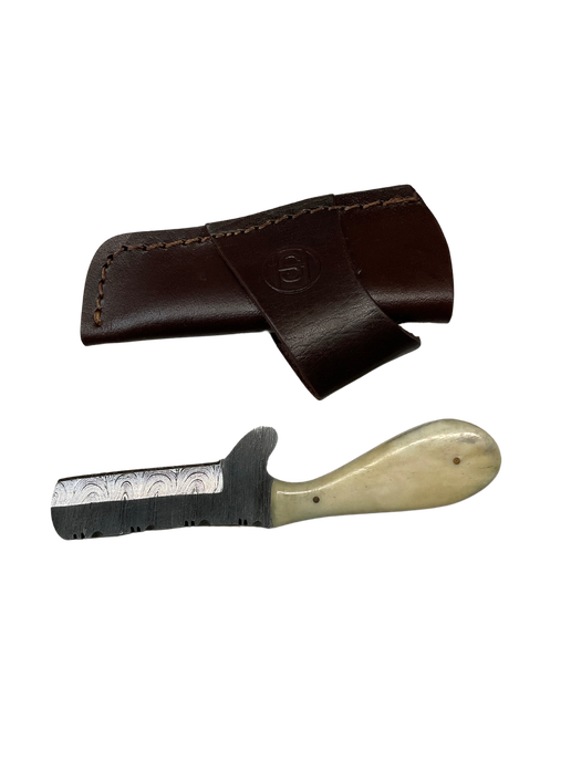 Castration Knife w/Damascus Blade