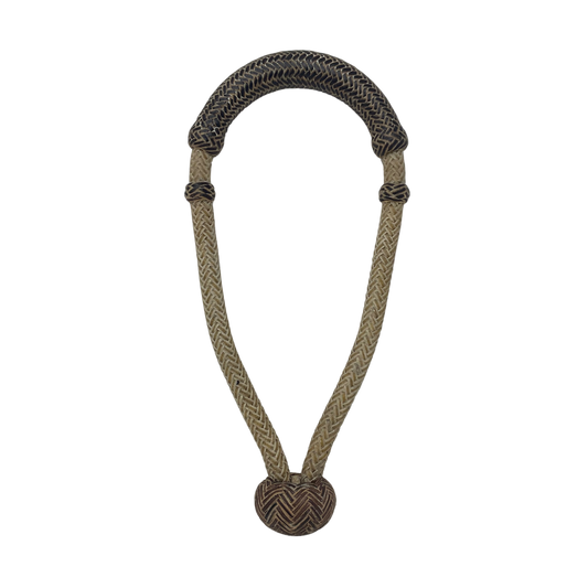 16 Plait Rawhide w/Brown Nose & Heel Bosal