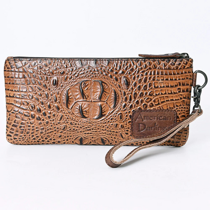 Genuine Leather Wristlet Purse