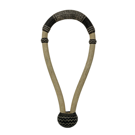 60 Plait 5/8" Rawhide w/Colored Nose & Heel Bosal