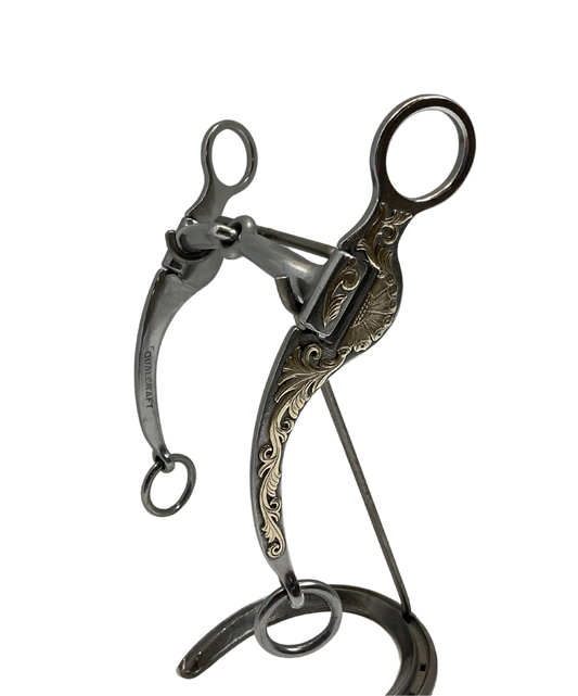 232QC -Polished Shank Bit w/Floral Trim