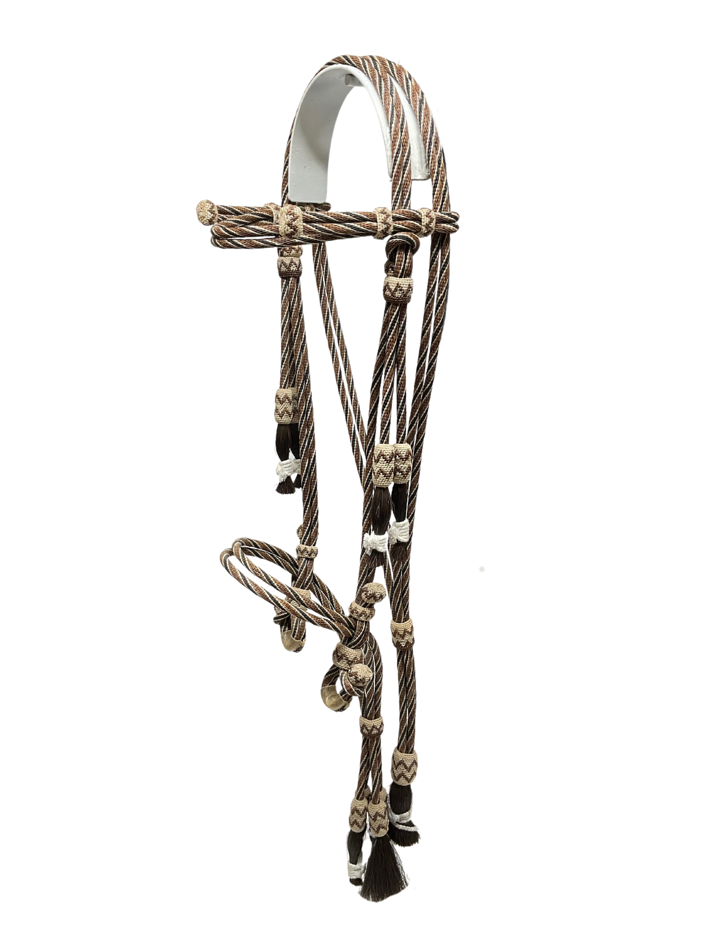 Hitched Horsehair Headstall w/Nose band 2