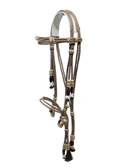 Hitched Horsehair Headstall w/Nose band 2