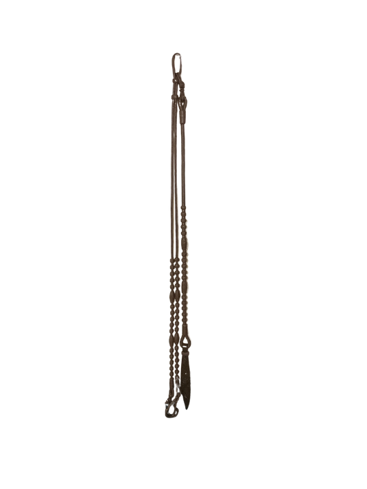 12 Plait Leather Oklahoma Romal Reins