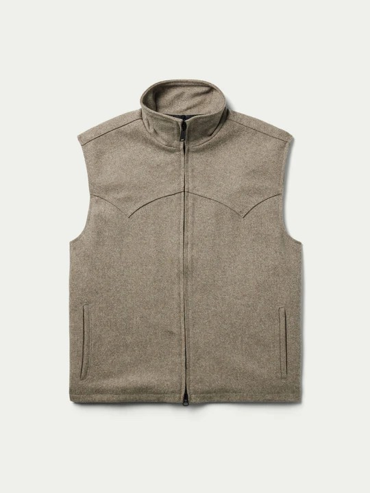 Wool Arena Vest - Taupe
