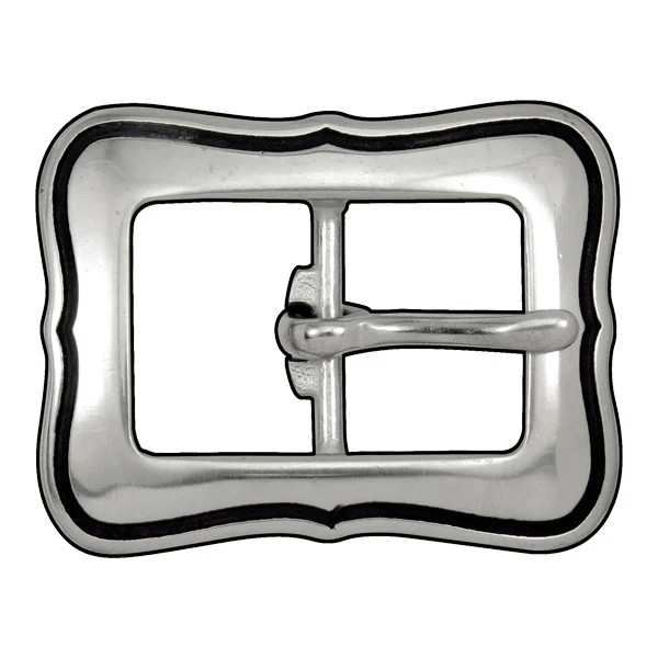 JWP Scalloped Center Bar Buckle