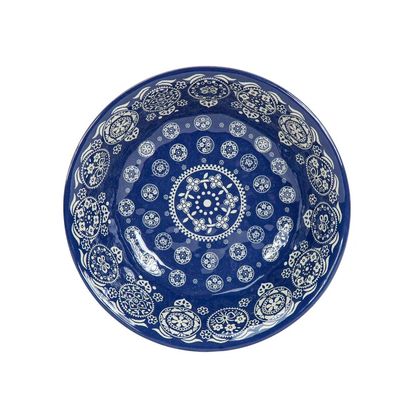 Patchwork Bandana Indigo Bowls-set of 4