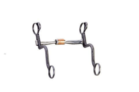 104 - S Shank w/Hinged Mouth & Copper Roller