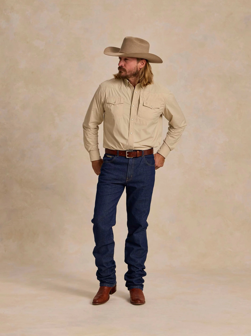 Khaki RangeTek Western Snap Shirt
