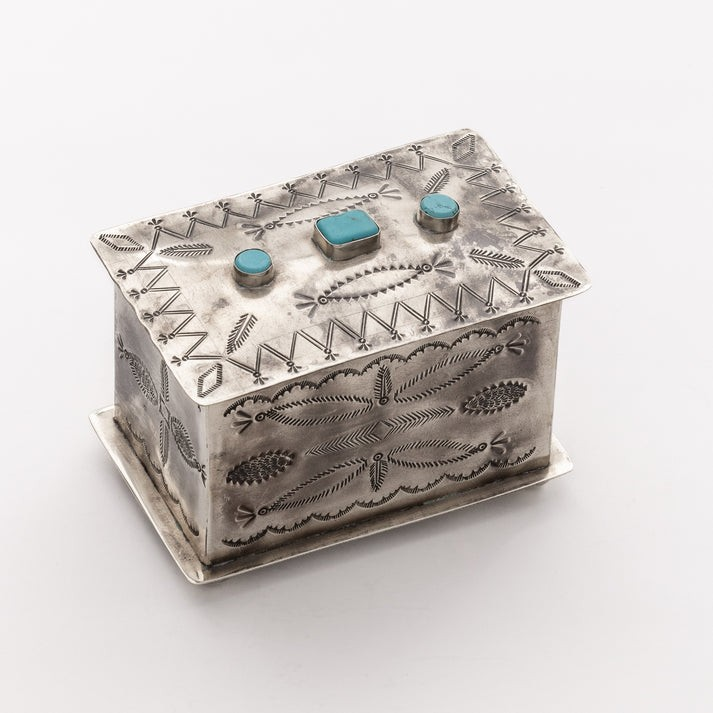 3 Stone Stamped Feathers Box