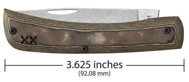 Case Crossroads Smooth Luna Richlite Sod Buster Jr.