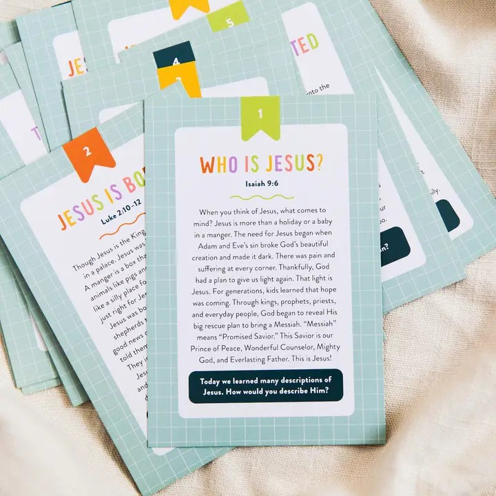 The Life of Jesus Kids Cards Set
