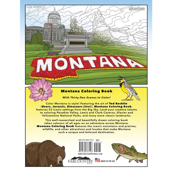 Montana Coloring Book