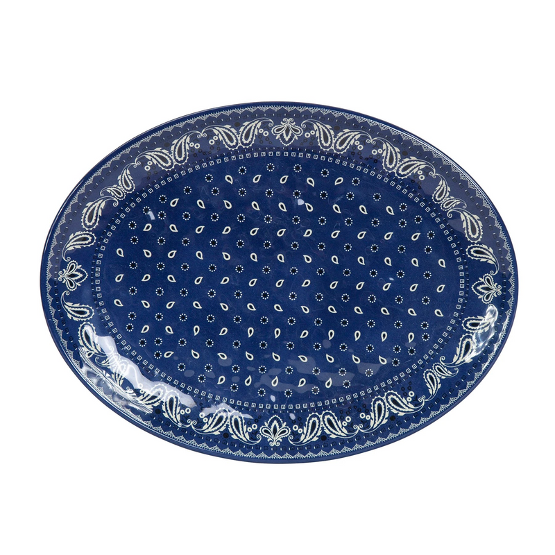 Patchwork Bandana Serving Platter