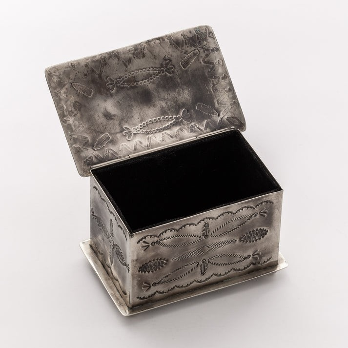 3 Stone Stamped Feathers Box