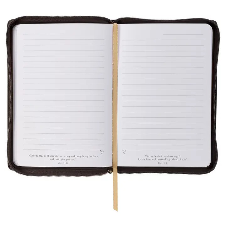 Classic Zip 2 Tone Journal - Man of God
