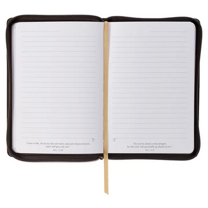 Classic Zip 2 Tone Journal - Man of God