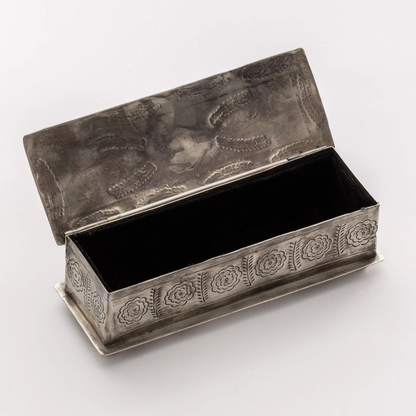 Stamped Pencil Box w/Roses