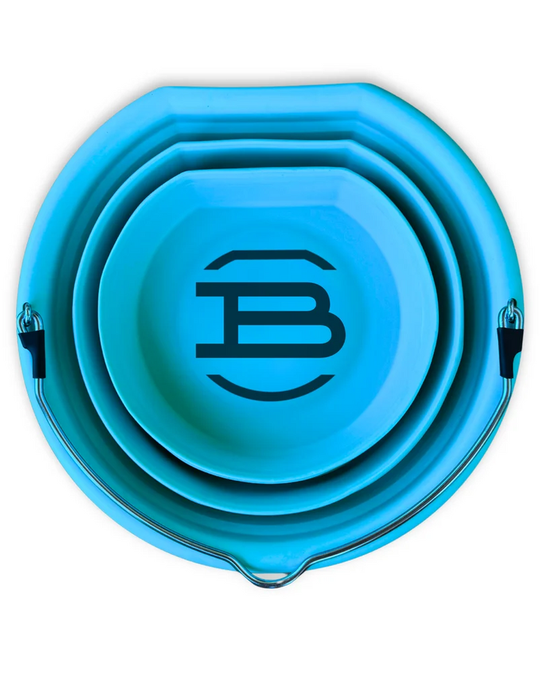 Collapsible Feed Bucket With Strap